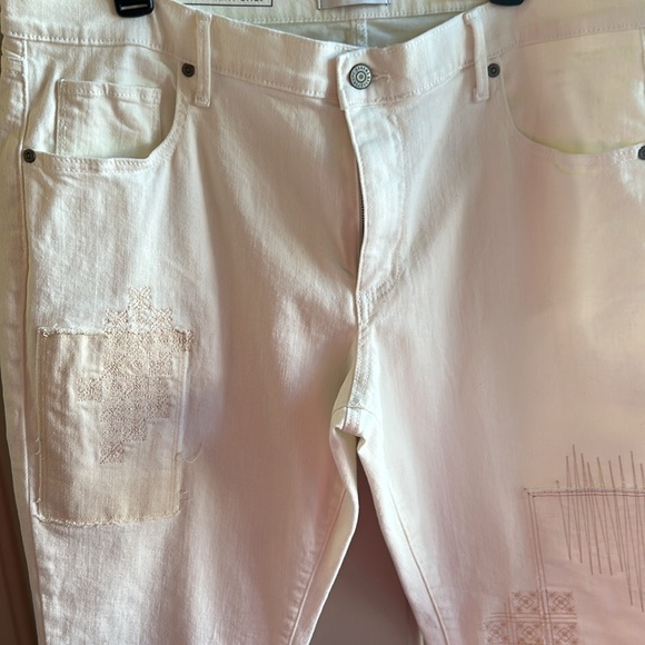 NWT Sonoma Cream Straight Crop Jeans - Picture 8 of 11